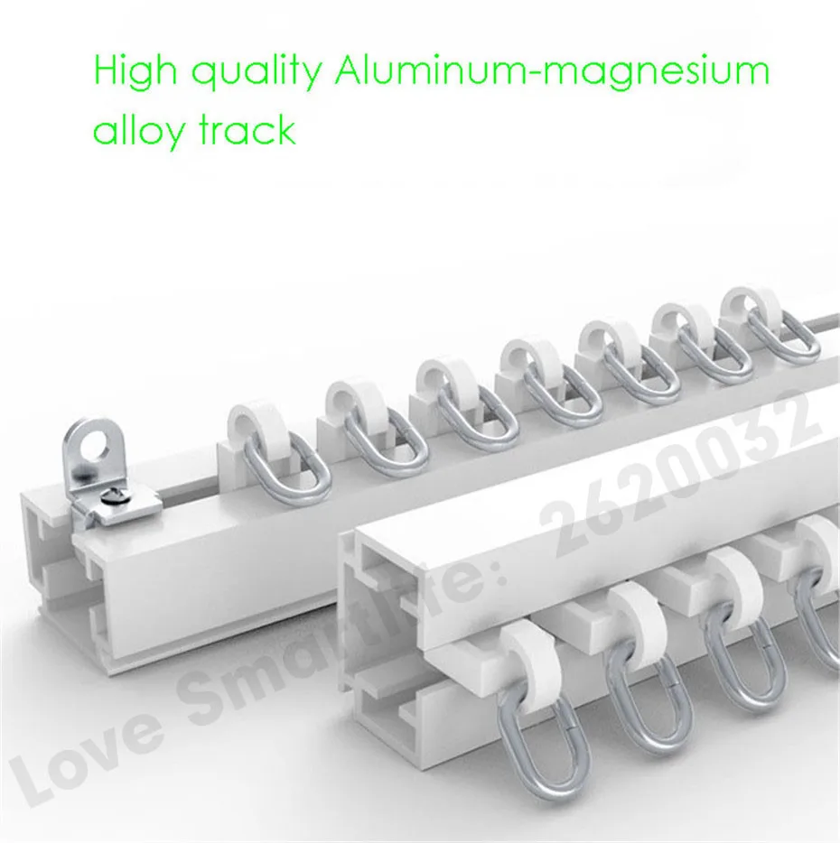 Super Silent Electric Curtain Track for Xiaomi Aqara B1 Motor,Mi Home App Control,Mijia Automatic Curtain Rail System,Customized-15