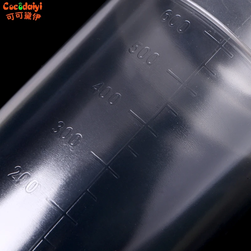 Прозрачный измеритель молочного чая коктейли Напитки шейкер бутылка Бар паба инструмент 700 cc Nov