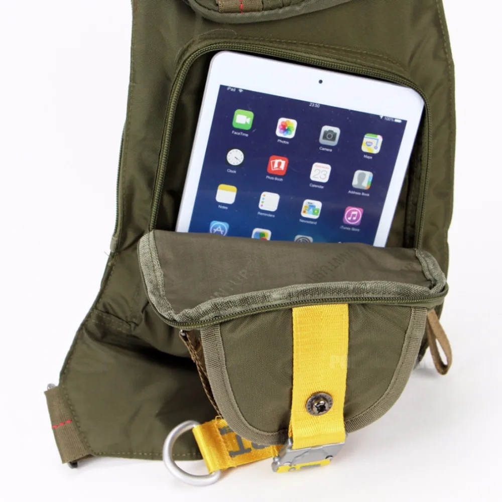 Waterproof Nylon Men Cross Body Messenger Shoulder Bag Riding Military Assault Male Sling Chest Day Back Pack