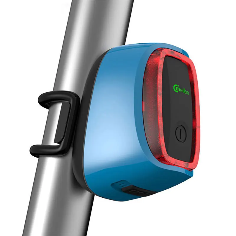 Excellent Lankeleisi MTB USB Rechargeable Smart Tail Lamp Riding Alarm Led Super Flash 7