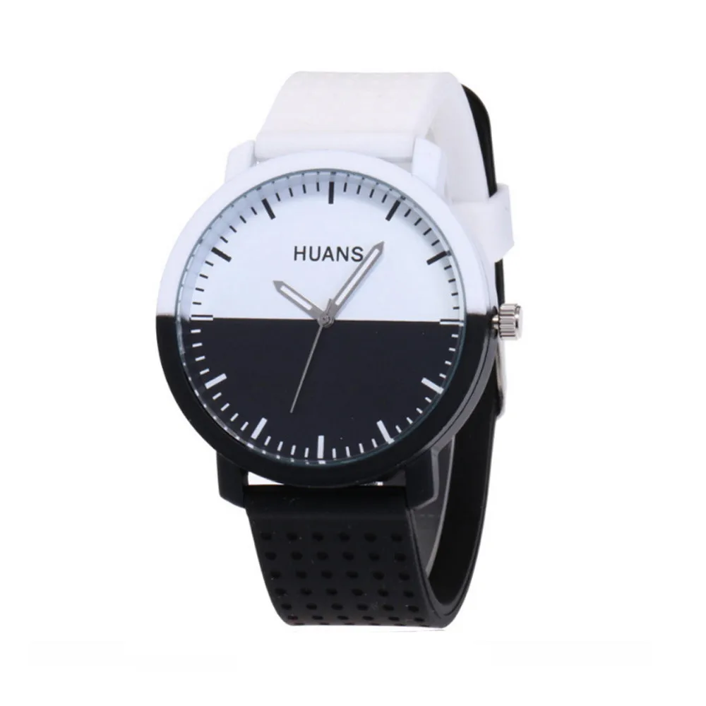 

Women Watches Bayan Kol Saati Silicone Strap Black & White Ladies Watch For Women Gift Female Clock reloj mujer Relogio Feminino