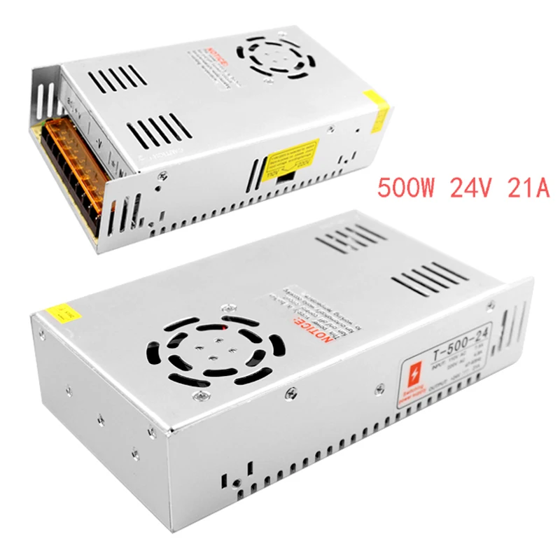 

AC 220V to 24v Dc Switching Power Supply 24v 20a 500w led trafo 24v source Adapter Ac Dc 24v Power Supply 500w 24 V Smps driver