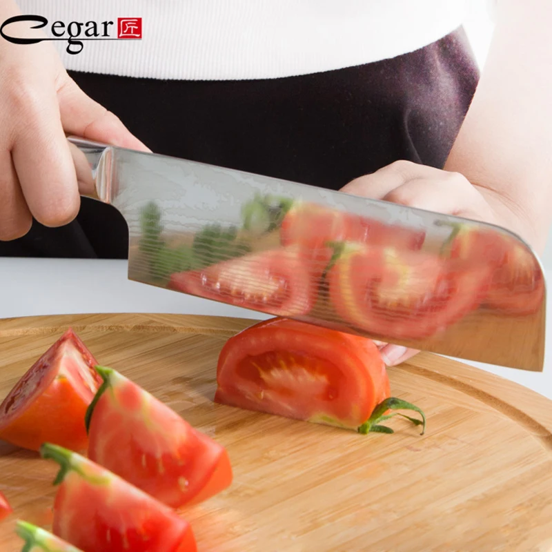 Кухонный нож мясницкий из дамасской стали 6 дюймов 7CR17 профессиональный шеф повар