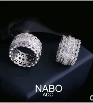 

crystal full rhinestone wedding ring engagement ring