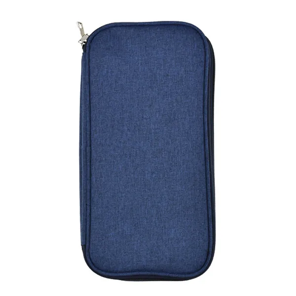 Blue Color Пустая сумка с крючком, сумка для хранения, чехол для вязания, сумка-Органайзер для шитья спиц, ножницы, линейка, чехол для аксессуаров - Цвет: Blue Color