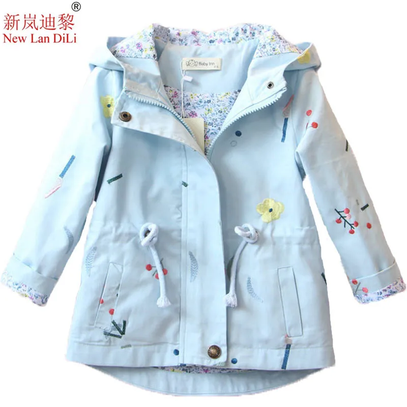 

Baby Girls Jacket 2019 Autumn Spring Jacket For Girls Trench Coat Kids Outerwear Coat For Girls Windbreaker Children Clothes