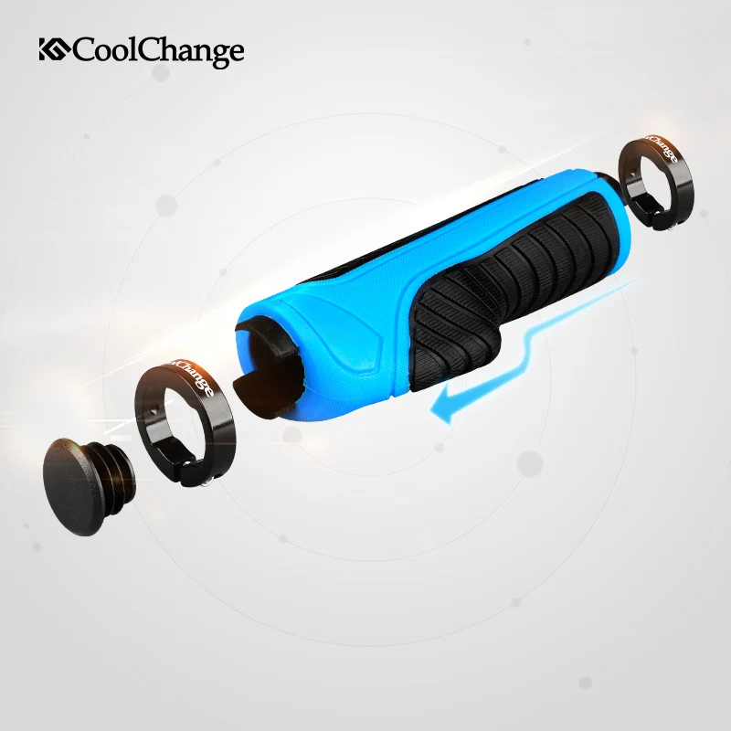 CoolChange велосипедные эргономичные ручки для горных велосипедов с двусторонним