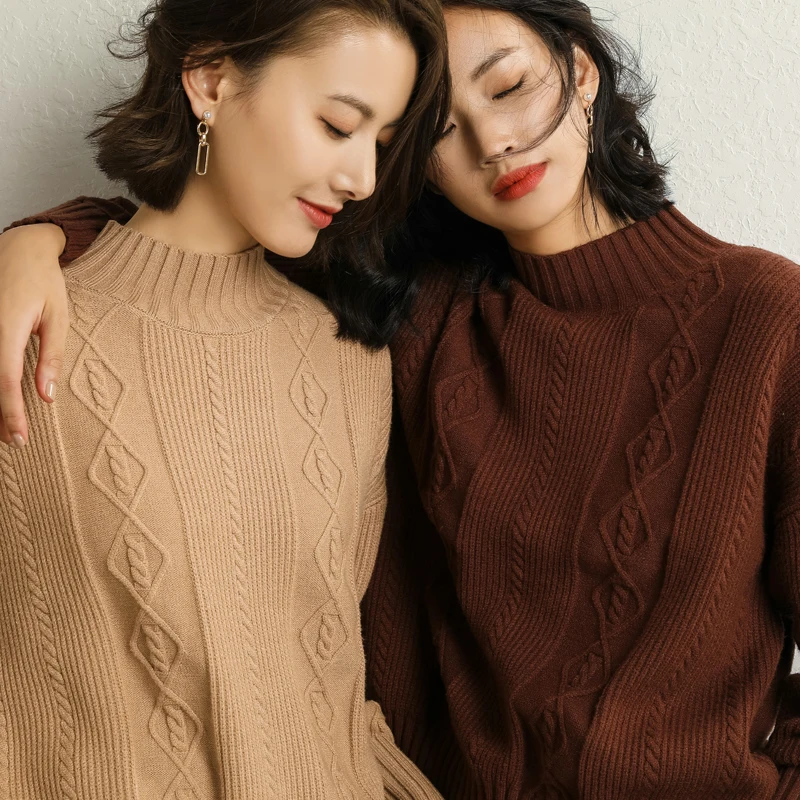 ZEHANGSEA-Autumn sweater 18 new round neck long sleeve short female pullover European and American style wild women sweater