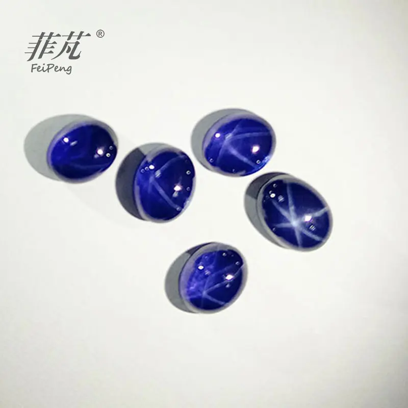 

Oval Created Star Bead 6x8-10x12mm for DIY Jewelry Synthetic Gemstone Stone
