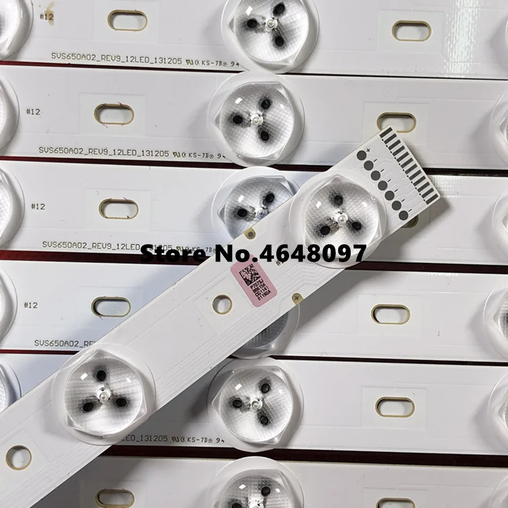 12 шт./1 комплект для светодиодной подсветки 65PUS9809 led TV SVS650A02 REV9_12 светодиодный svs650a02