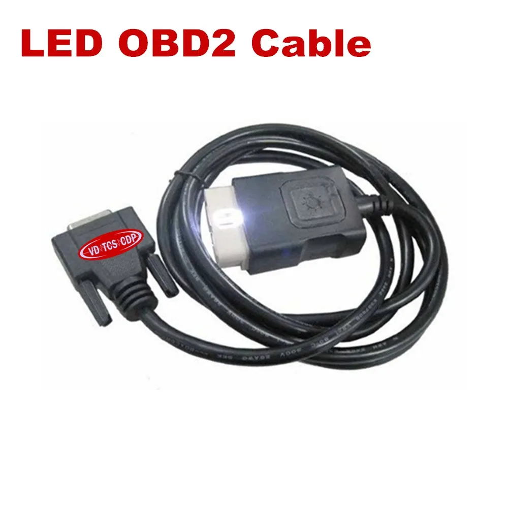 Prix pour OBD II Câble Meilleure Qualité LED OBD2 Câble Adapté pour noir et ROUGE VD TCS CDP PRO PLUS cn Post Livraison Gratuite Prix pour OBD II Câble Meilleure Qualité LED OBD2 Câble Adapté pour noir et ROUGE VD TCS CDP PRO PLUS cn Post Livraison Gratuite