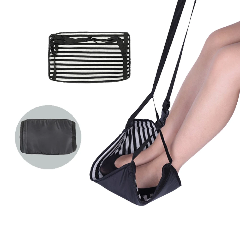 Buy Flannel Portable Travel Footrest Flight Carry on