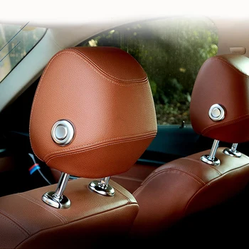 

4pcs Chrome plate ABS Inner Seat Headrest Adjust Cover Trim for BMW 3 series F30 F31 GT F34 2013-2017& 4 Series Coupe F32 14-17