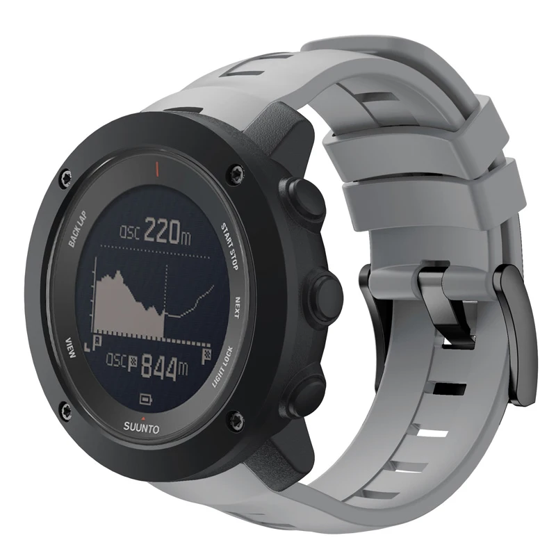 Силиконовый ремешок для часов Suunto AMBIT3 вертикальный браслет для Suunto Traverse/Alpha/Spartan сменные ремешки с инструментами