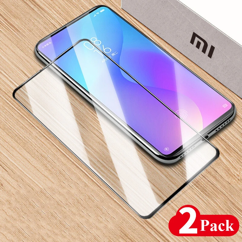 

2 Packs For Xiaomi Redmi K20 Pro Tempered Glass Film Front Full Cover Slim Armor Screen Protector For Xiaomi Mi 9T Pro 6.39"