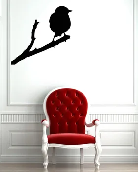 

Wall Stickers Vinyl Decal Bird And Tree Floral Decor