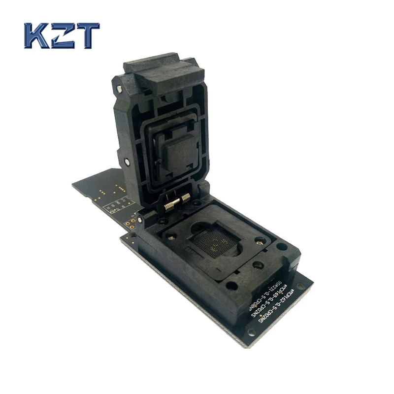 

eMMC test socket with SD Interface,Clamshell Structure BGA153 BGA169 Chip Size 12x18mm Pitch 0.5mm for data recovery