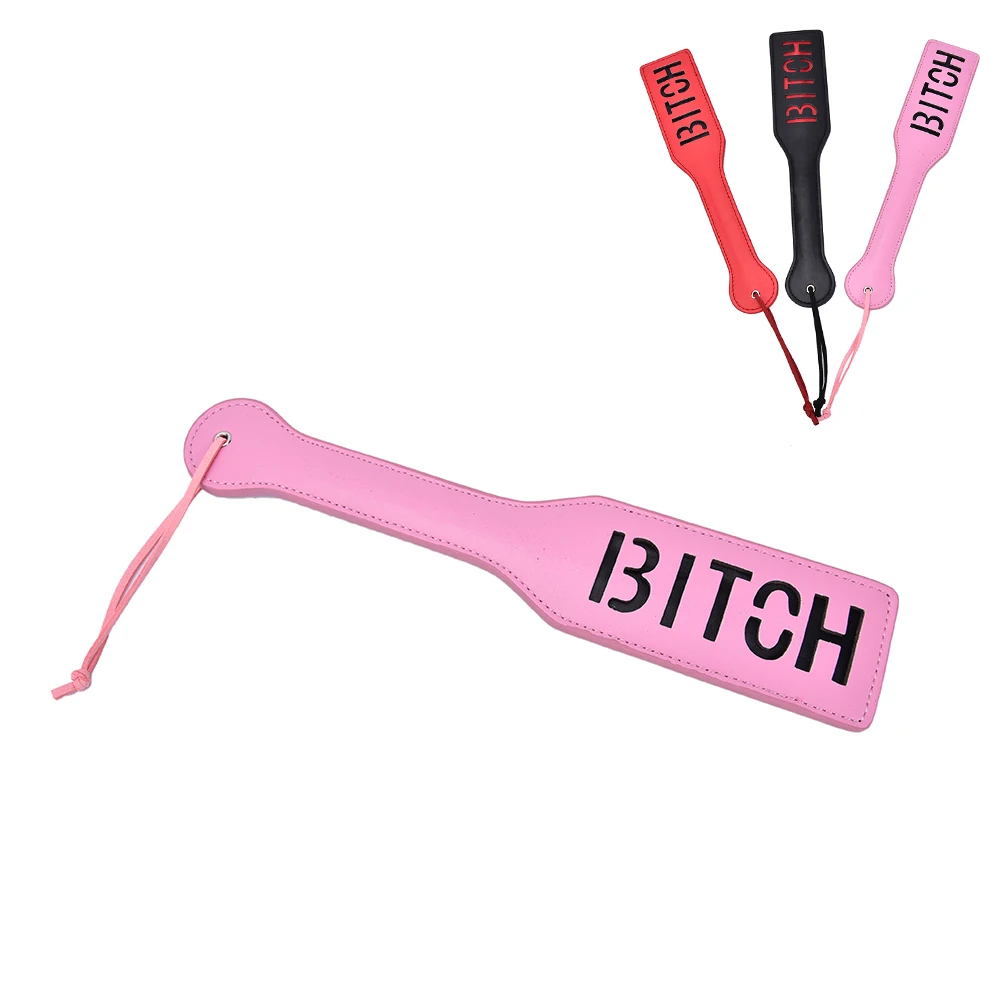 Юные игрушки сука черный розовый Bltch Sm Flog spandk Paddle Beat удавляющий раб Клык БДСМ