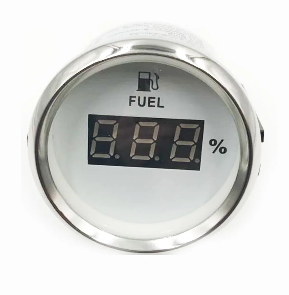 SAMDO Digital Fuel Level Gauge Universal Fuel Level Meter 52mm 0-190ohm Signal 12V/24V SAMDO Digital Fuel Level Gauge Universal Fuel Level Meter 52mm 0-190ohm Signal 12V/24V