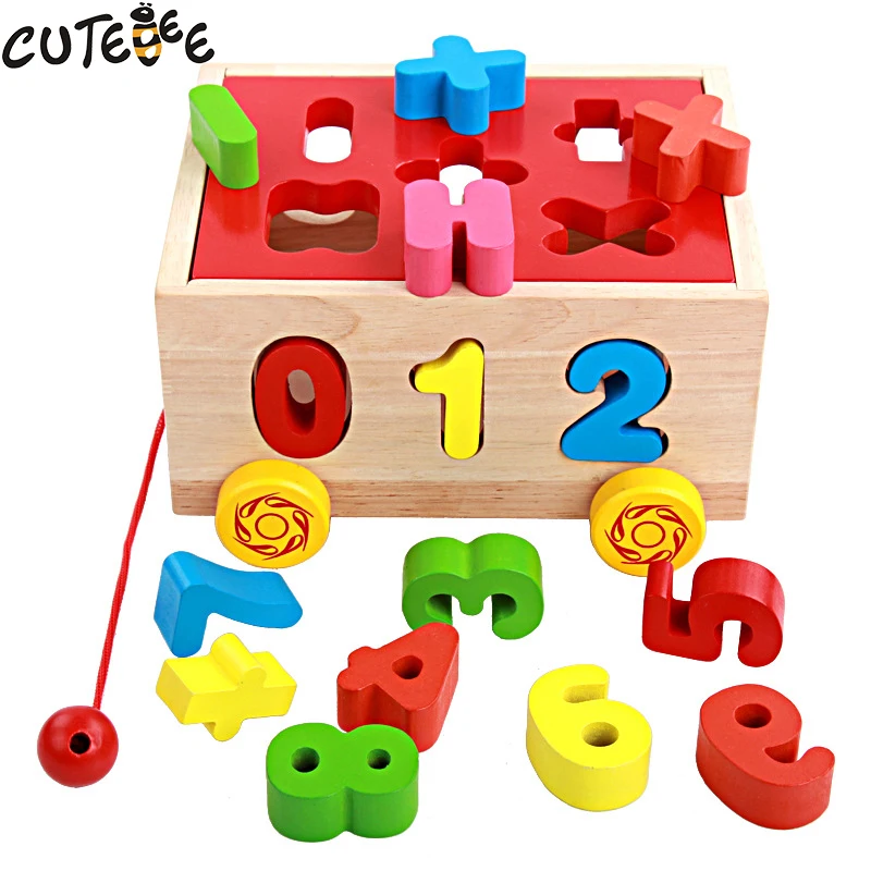 

Cutebee Wooden Toys for Children Montessori Toy Puzzle Cube Educational Digital Mathematical Box Educative for Kids Toys