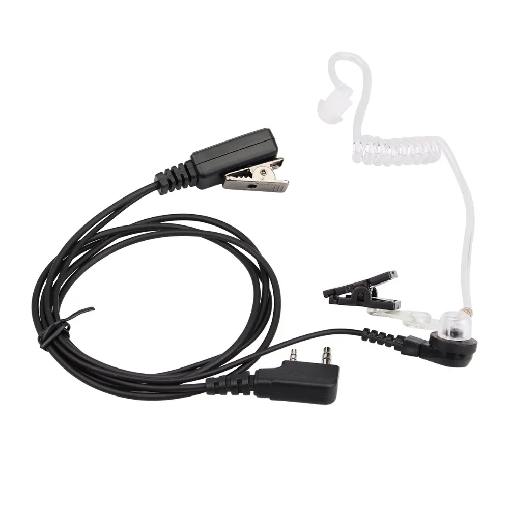 Акустическая Трубная гарнитура Retevis C9010A с 2 контактами наушники для Kenwood HYT BAOFENG