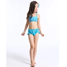 3 шт./компл. Детский Костюм Русалки для девочек Косплэй Детский костюм Русалочки купальник бикини для плавания купальный костюм русалки комплект CU983582