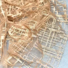 50 см* 130 см роскошное перо Вышивка Бисером кружевная ткань свадебное платье лента отделка DIY шитье из кружева край