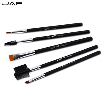 

JAF 5pcs Portable Black Makeup Brush Set Professional Cosmetic Tool