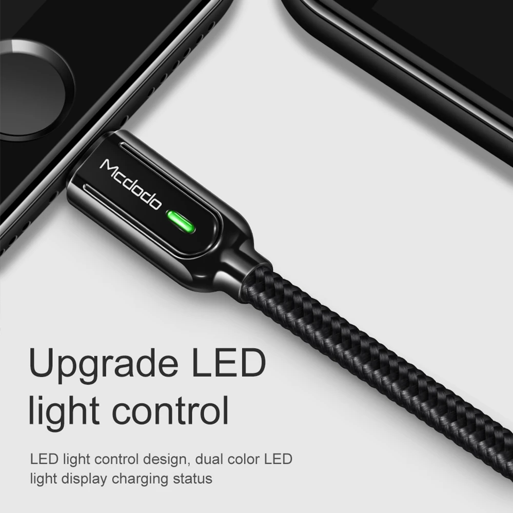 Кабель Mcdodo Lightning/USB для iPhone X Xs Max автоматическое отключение кабель быстрой зарядки