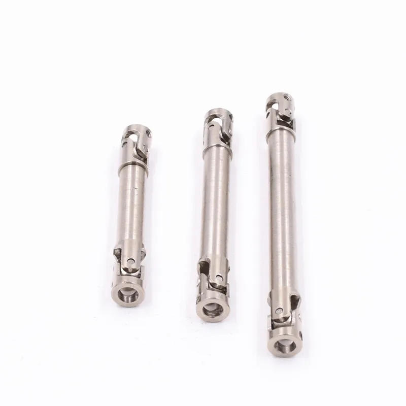 

RC Steel Universal Driven Dogbone 50-70mm 60-85mm 75-115mm Drive Shaft Joint 4*4 4*3 3*3mm For 1/24 Models Remote Control Car