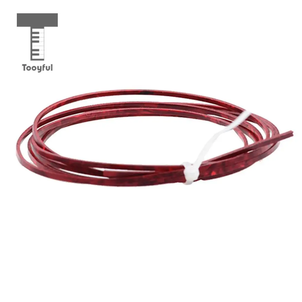Tooyful Celluloid Guitar Binding Purfling Strip for Guitar Body Project Supplies
