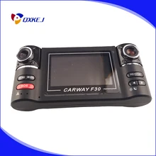 Newest Dual Lens Car Camera Vehicle DVR Dash Cam Two Lens Video Recorder F600 Rotated lens Video Recorder Night Vision Camcorder