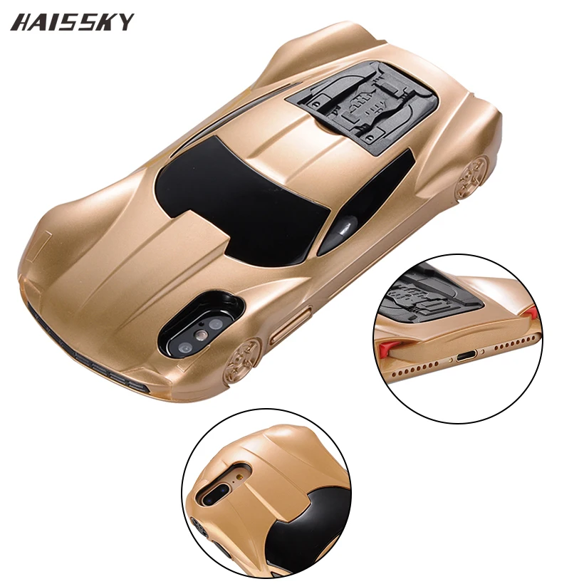 Haissky 5 5s SE Case 3D Cute Sports Car Phone For IPhone 6 6s Plus Cool Protective Cover Iphone 7 8 X Coque |
