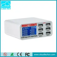 Go2linK 5 в 6A док-станция зарядное устройство ЕС 6 портов USB зарядное устройство адаптер для iPhone 7 6 5 samsung S7 huawei P9 Xiaomi LG зарядное устройство для мобильного телефона