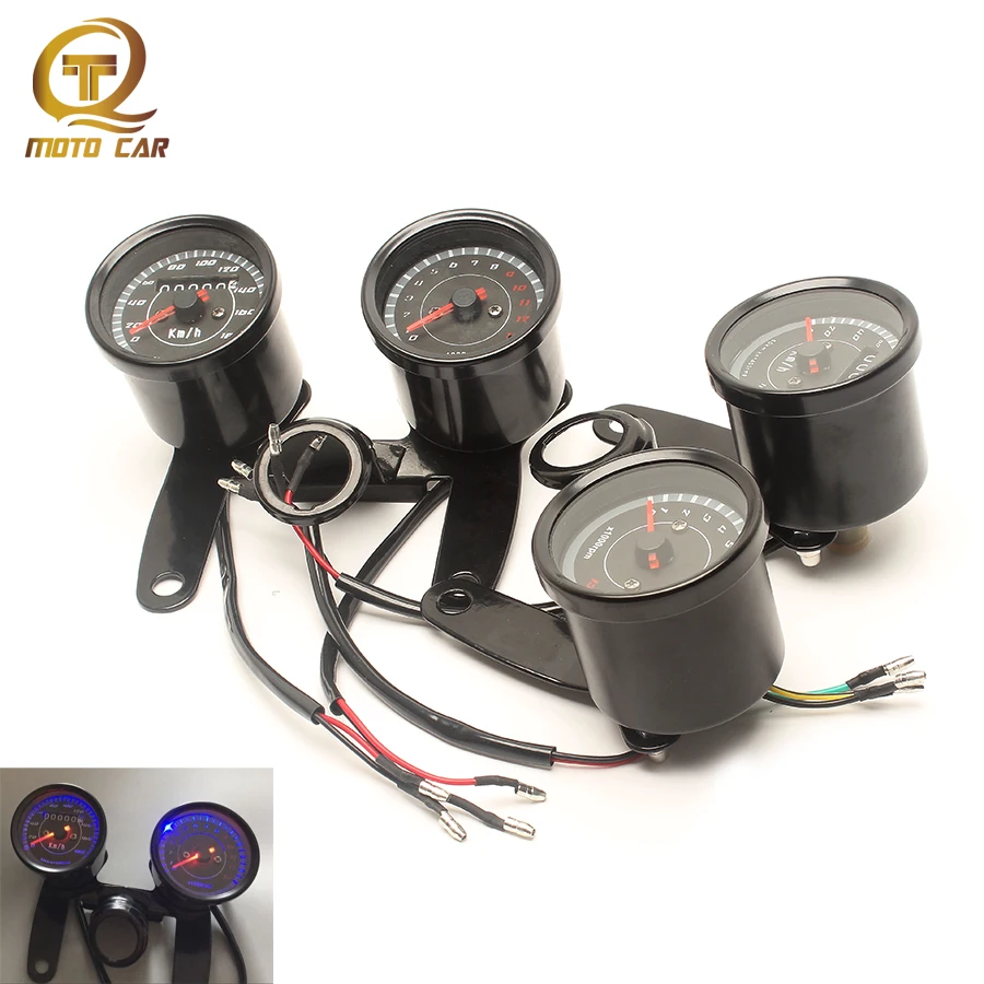 

Speed Tachometer Motorcycle Scooter Pointer Digital Instruments Mechanical Electron Speedometer Odometer Motorbike Accessories