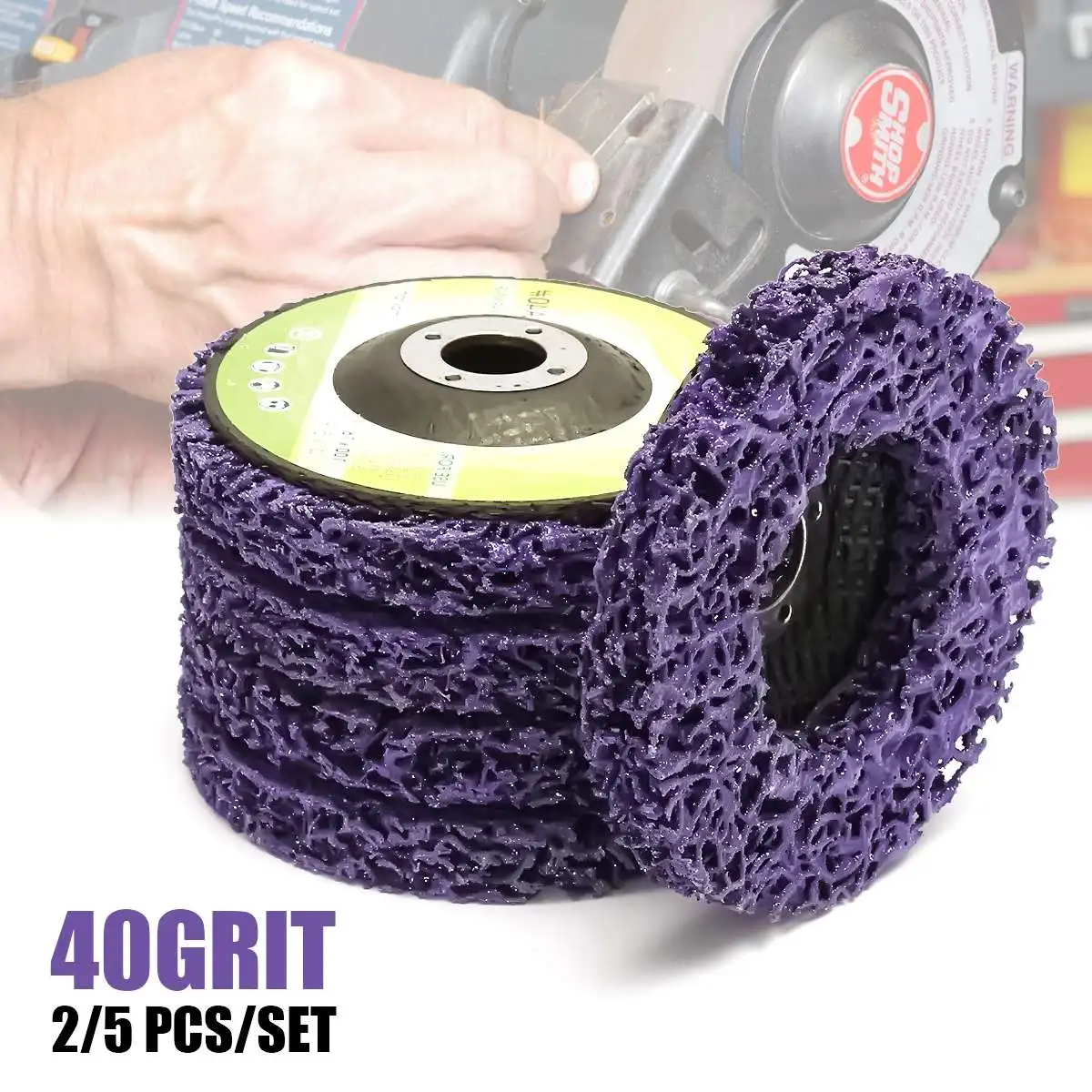 

Sanding Discs Sandpaper Grinding Disc 40 Grit Grinding Sanding Polishing Wheels Angle Grinder