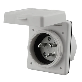

Nema L5-30P Anti-drop Industrial Groungding Locking Connector Plug Socket With Waterproof Box Connect Power Cable Cord 30A 125V