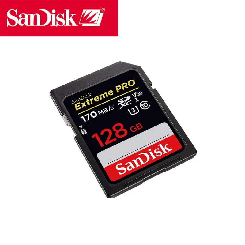 Sandisk флешка карт micro sd карты SDHC/SDXC 128 гб Class10 карты памяти 170 МБ/с. картао де Memoria для цифровых камер canon tarjeta sd