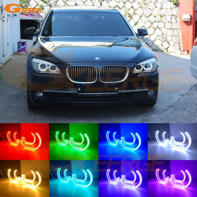 

DTM Style RF remote Bluetooth APP Multi-Color RGB LED Angel Eyes For BMW F01 F02 F03 F04 730d 740d 740i 750i 760i 2008-2012