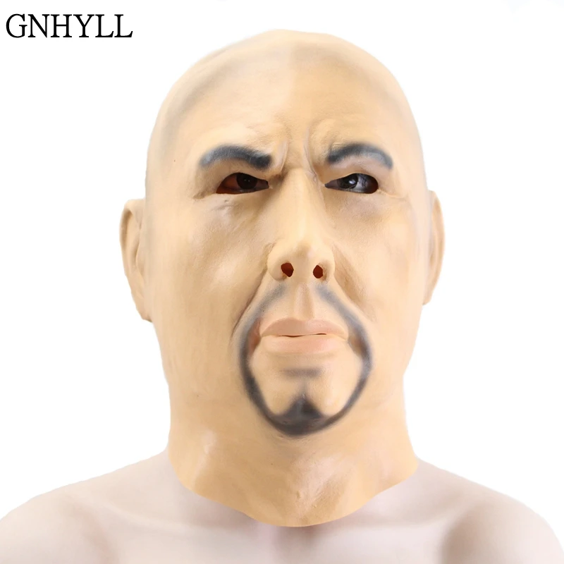 GNHYLL Underworld Boss Косплей страшный полный голова латексная маска Хэллоуин ужас смешная маска для вечеринки Косплей старый человек головы маски-шлемы