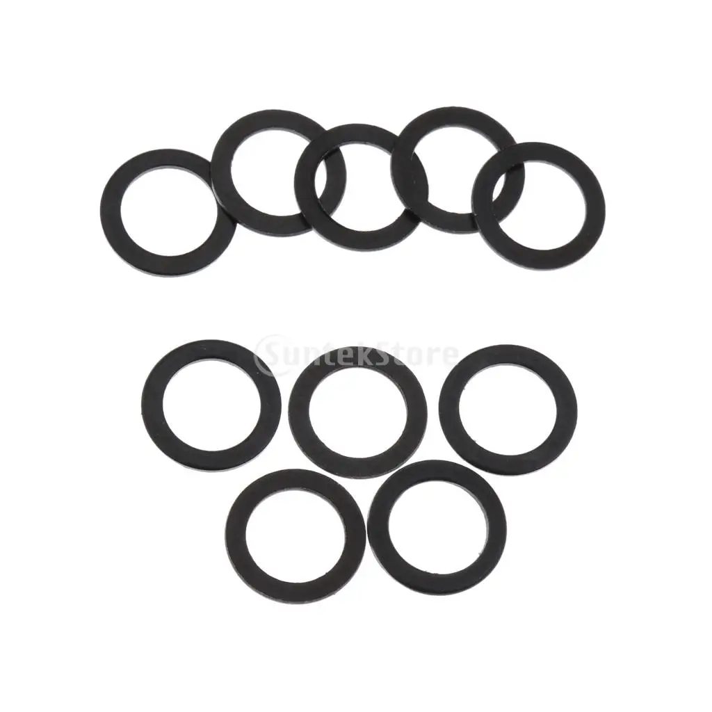 10pcs Black Skateboard Longboard Truck Axle Speed Washer Speed Ring Hardware