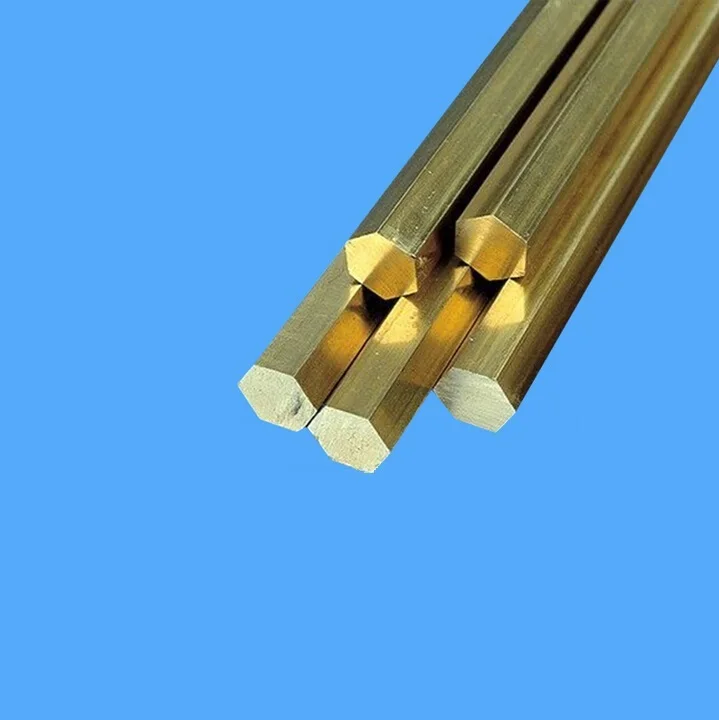 7mm (flat to flat) )500mm long 2pcs/lot Brass Hex Bar Rod H59 H62