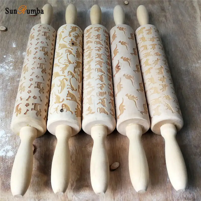 wood rolling pin MUW-260-03