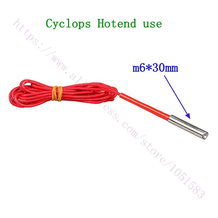 3 шт. Высокое качество 12 В/24 В 40 Вт 2-в-1 внешний экструдер Cyclops Hotend нагревательная