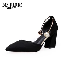 

spring summer platform sexy women shoes pointed toe office & career fashion women pumps black pink beige wine red high heels