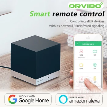 2021 Alexa e Google Home Controllo vocale Orvibo MagicCube XiaoFang WiFi IR Telecomando Smart Home Automation da iOS Android