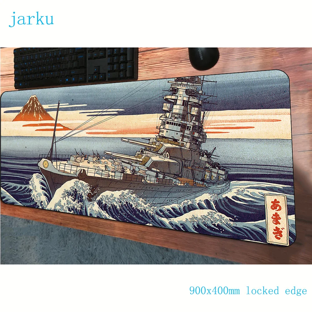 Игровой коврик для мыши world of warships 900x400x3 мм модный геймер компьютерный стол крутой