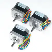3PCS Nema17 stepper motor 34mm /38 oz-in/1.2A CNC stepper motor for CNC Robot 3D Makebot Reprap Printer etc.