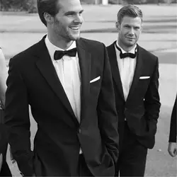 Новый Дизайн черный формальный свадебный мужской костюм лето осень блейзер 2017 Для мужчин Slim Fit Blazer Свадебные Для мужчин S Костюмы (куртка +
