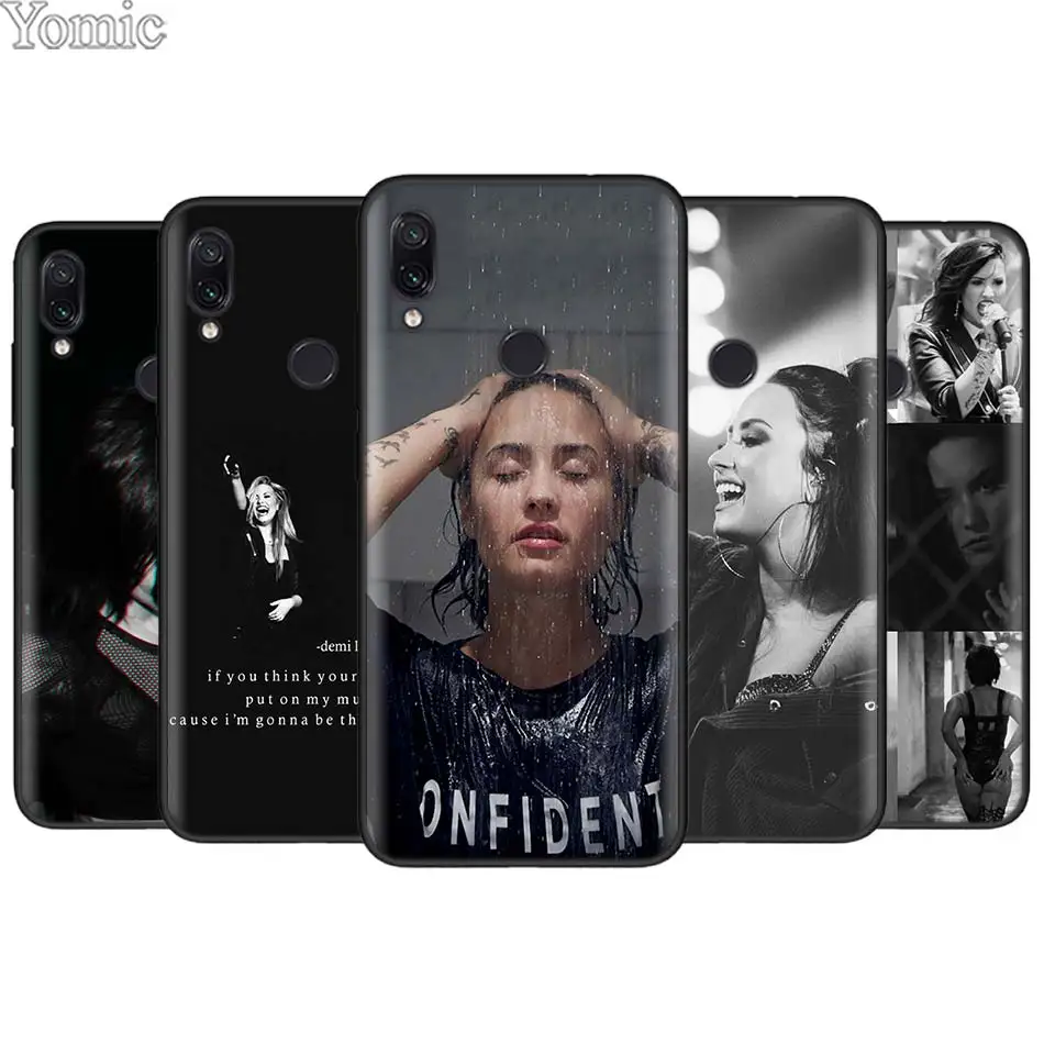 

demi lovato TPU Soft Silicone Phone Case Cover Shell for Xiaomi Redmi 7 6 5 Note 7 5 6 Pro 4X 5A 6A S2 GO Poco F1 Black Case